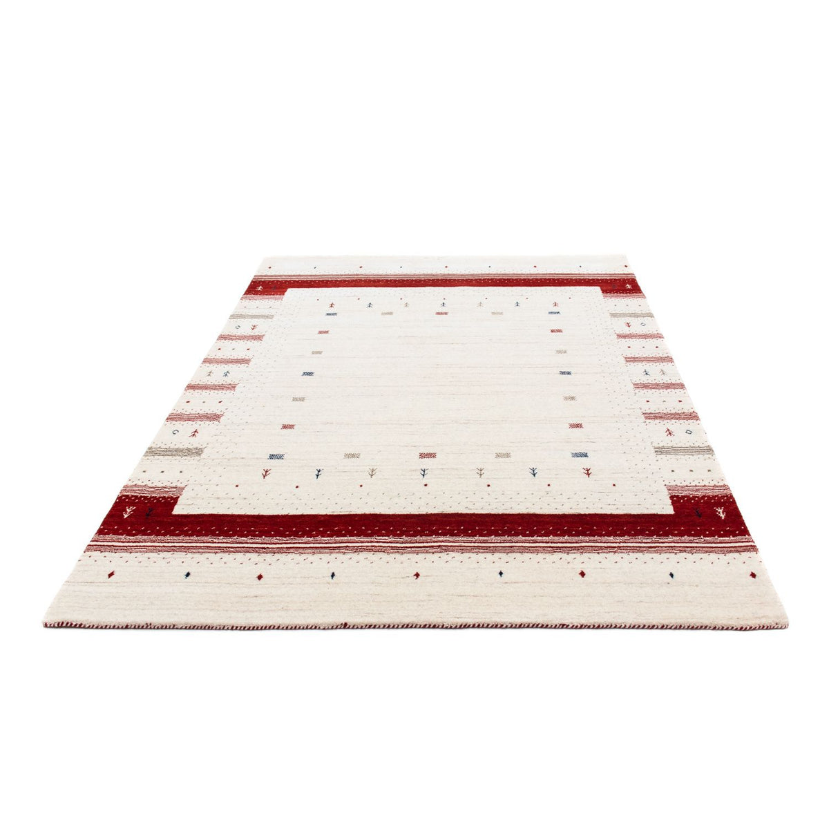 Gabbeh-matta - Loribaft Persian - 198 x 145 cm - beige