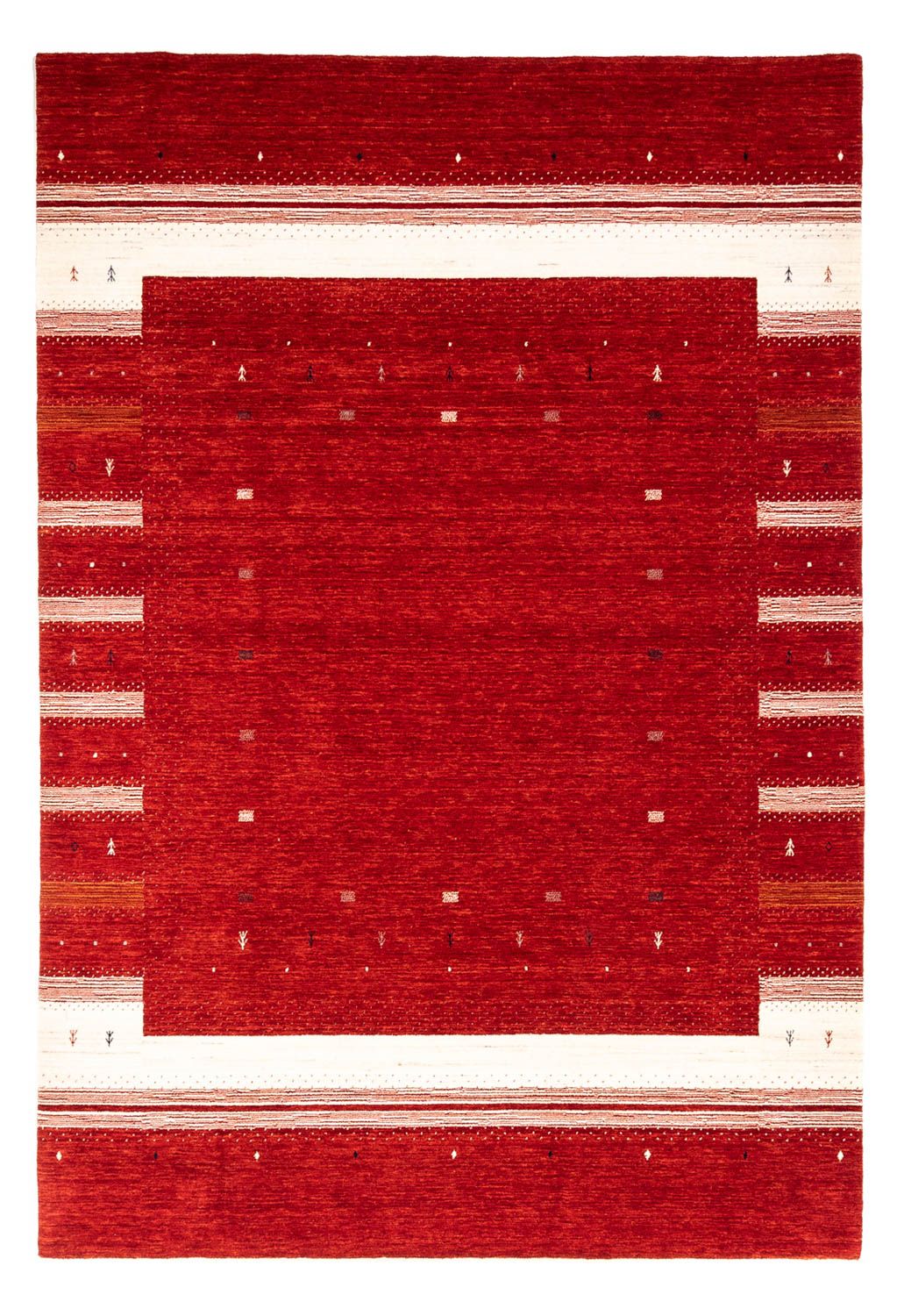 Gabbeh-matta - Loribaft Persian - 303 x 207 cm - röd