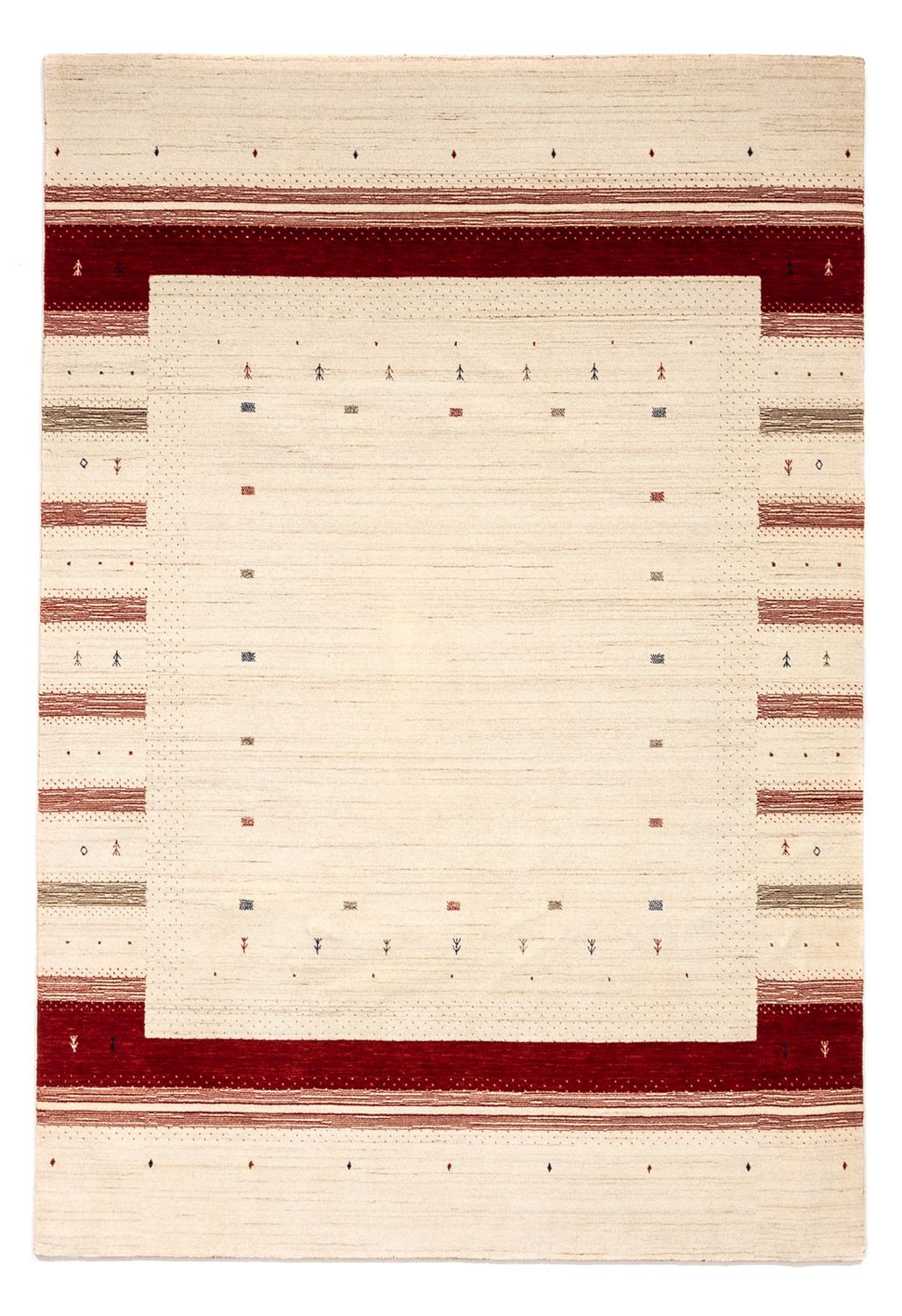 Gabbeh-matta - Loribaft Persian - 304 x 207 cm - beige