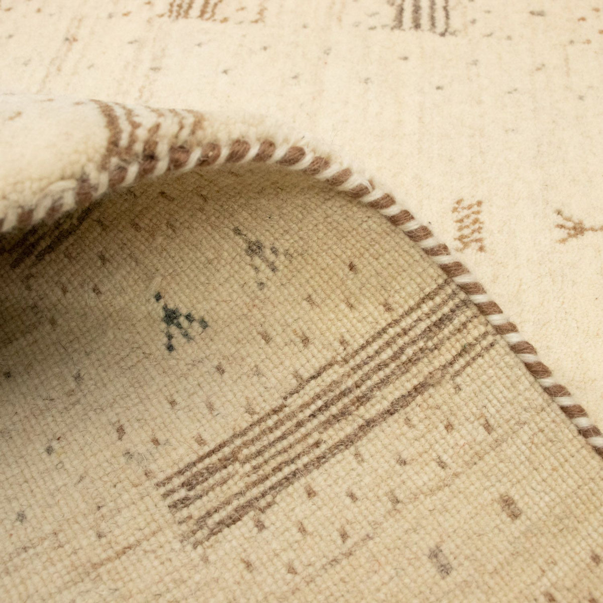 Gabbeh-matta - Loribaft Persian - 160 x 93 cm - beige