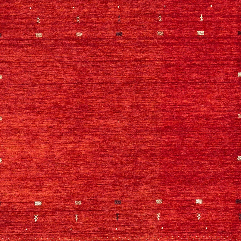 Gabbeh-matta - Loribaft Persian kvadrat  - 256 x 249 cm - röd