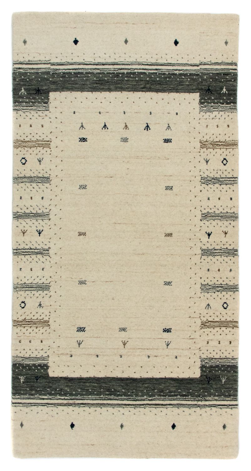 Gabbeh-matta - Loribaft Persian - 146 x 72 cm - beige