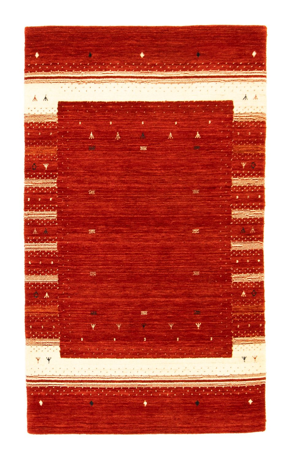 Gabbeh-matta - Loribaft Persian - 162 x 94 cm - röd