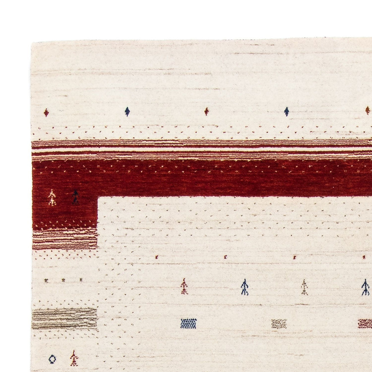 Gabbeh-matta - Loribaft Persian - 245 x 170 cm - beige