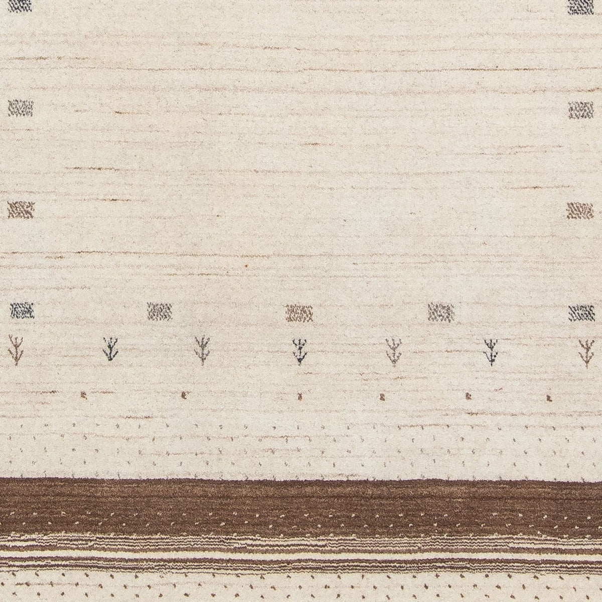 Gabbeh-matta - Loribaft Persian - 200 x 143 cm - beige