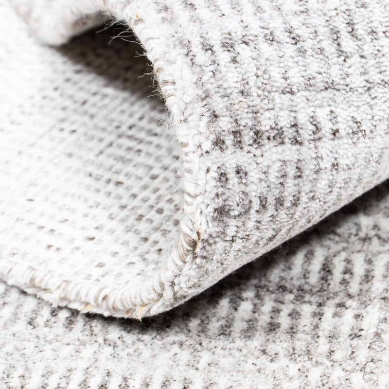 Designermatta - 243 x 177 cm - silver