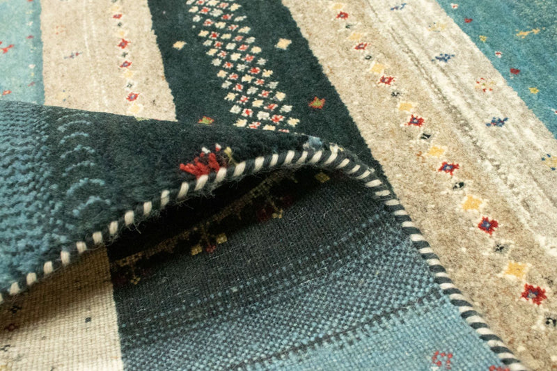 Gabbeh-matta - Loribaft Persian - 237 x 163 cm - flerfärgad