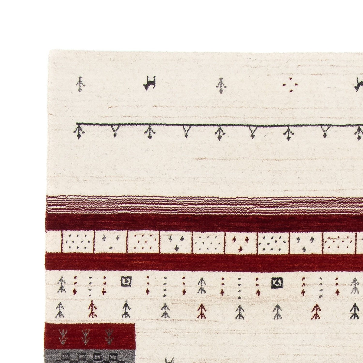 Gabbeh-matta - Loribaft Persian - 200 x 140 cm - beige