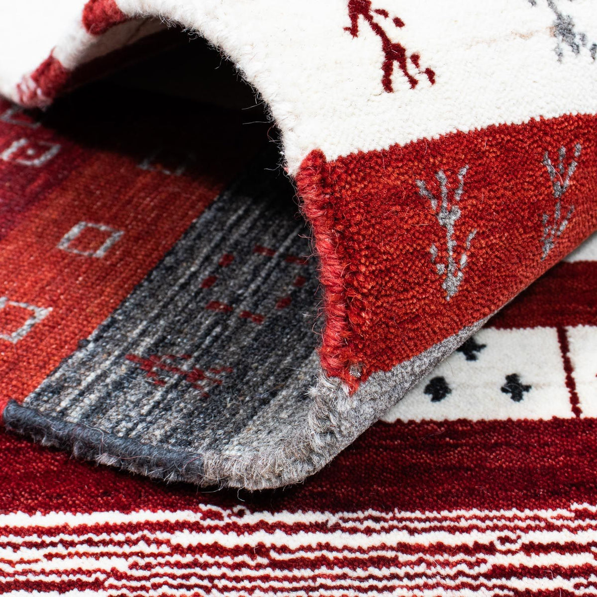 Gabbeh-matta - Loribaft Persian - 200 x 140 cm - beige