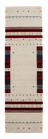 Runner Gabbeh-matta - Loribaft Persian - 298 x 80 cm - beige