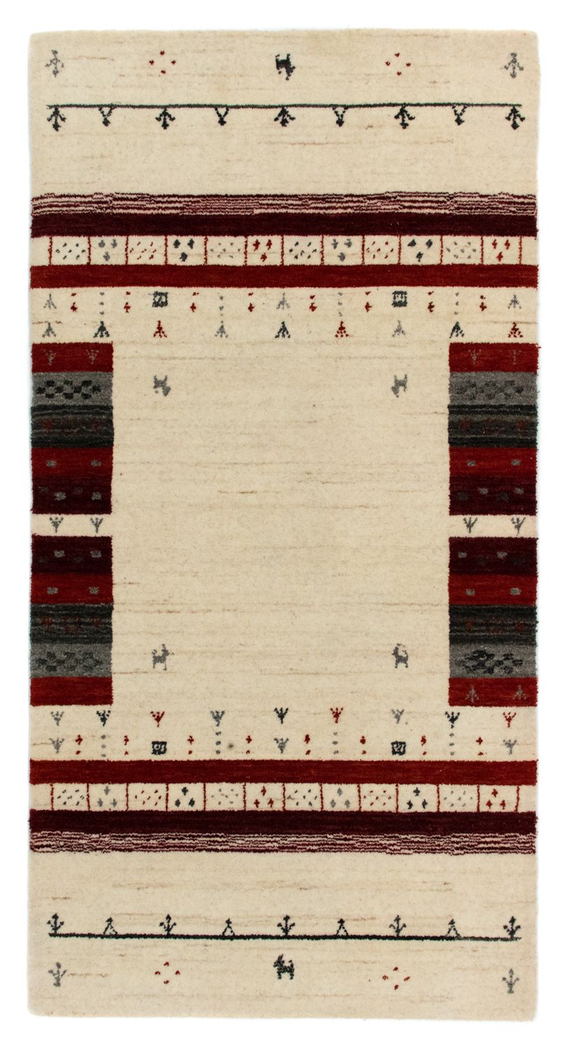 Gabbeh-matta - Loribaft Persian - 141 x 70 cm - beige