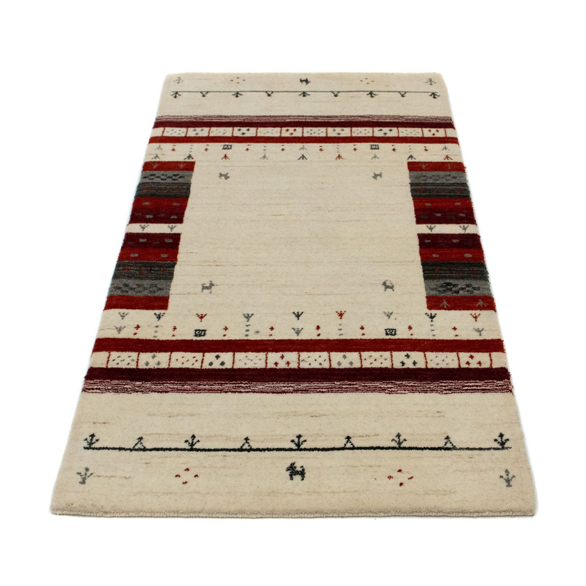 Gabbeh-matta - Loribaft Persian - 141 x 70 cm - beige