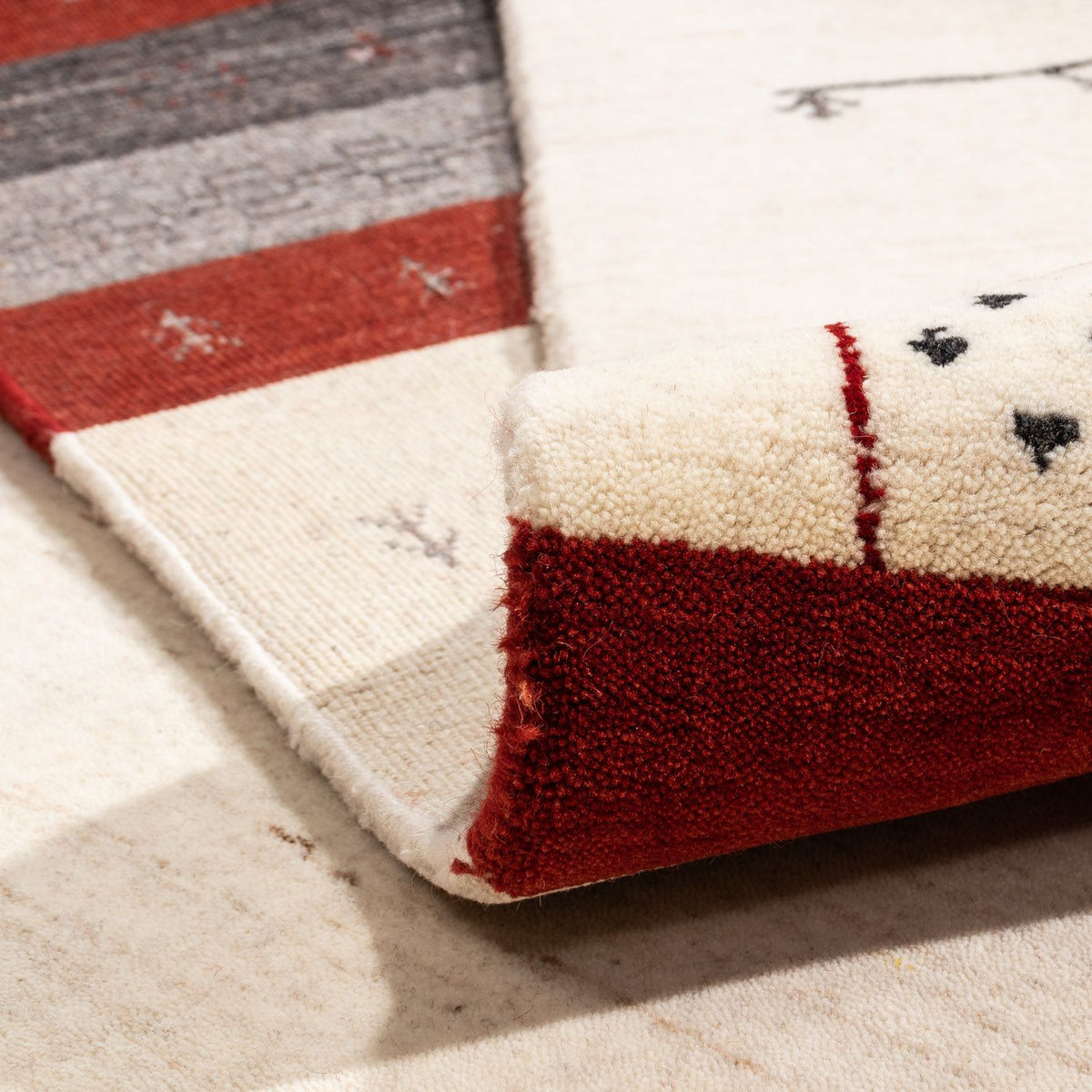 Gabbeh-matta - Loribaft Persian - 350 x 248 cm - beige