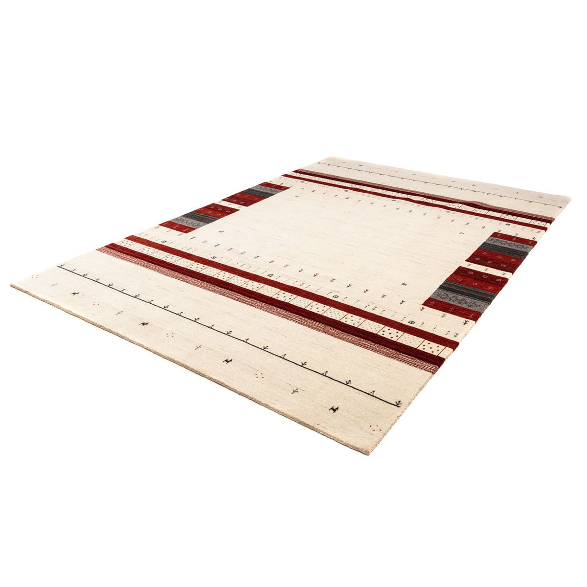 Gabbeh-matta - Loribaft Persian - 298 x 200 cm - beige