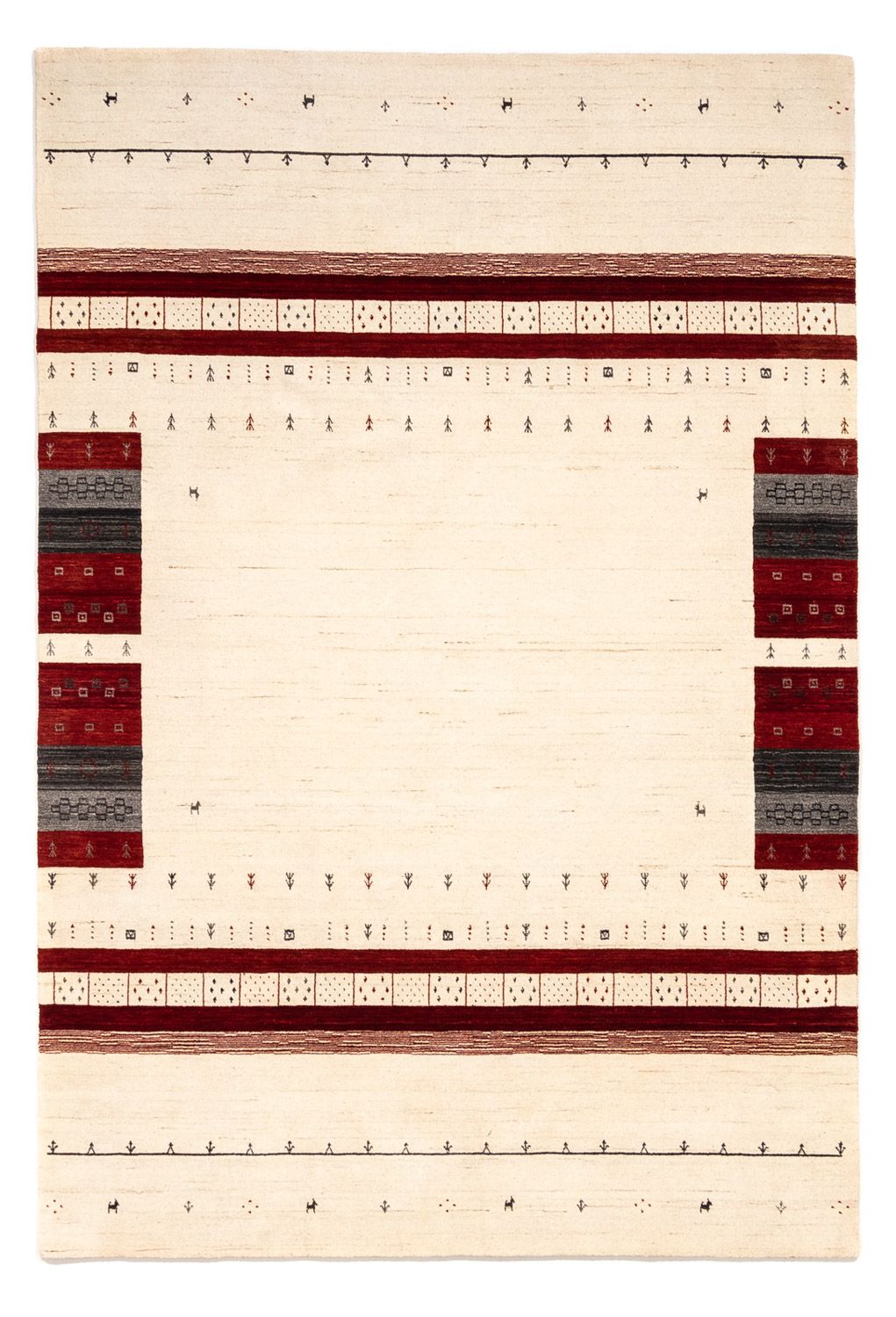 Gabbeh-matta - Loribaft Persian - 298 x 201 cm - beige