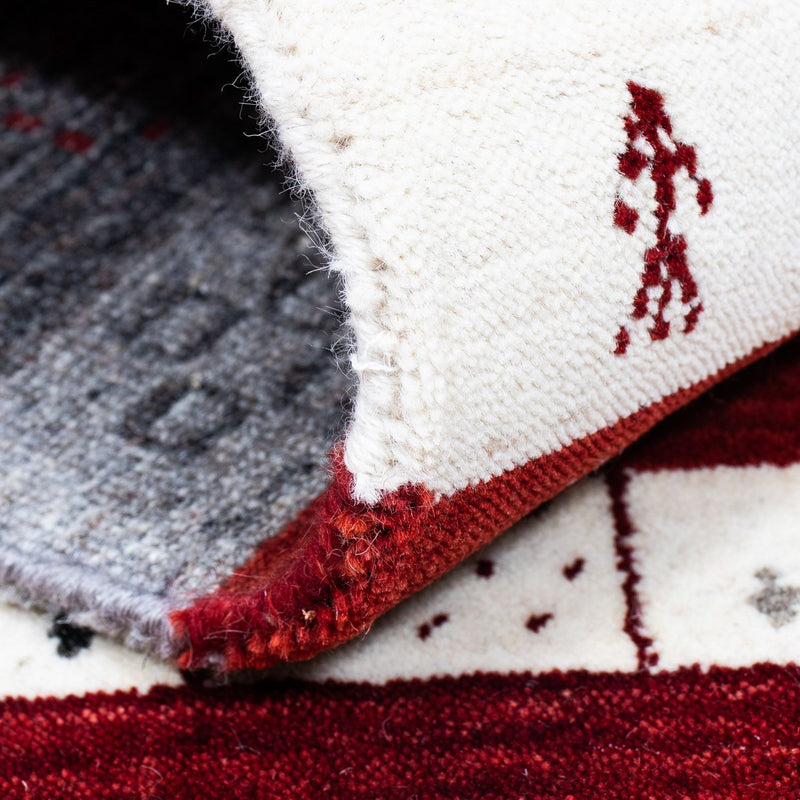 Gabbeh-matta - Loribaft Persian - 200 x 143 cm - beige