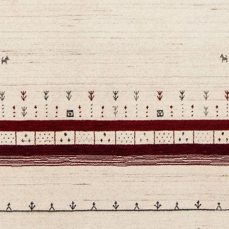 Gabbeh-matta - Loribaft Persian - 201 x 140 cm - beige