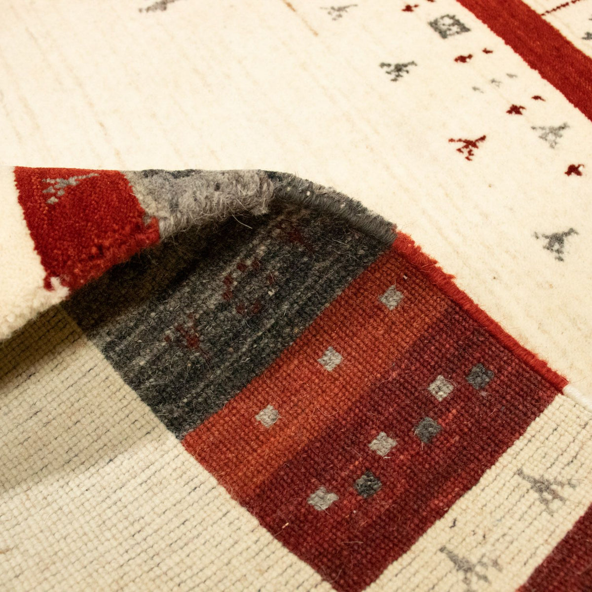 Gabbeh-matta - Loribaft Persian - 161 x 92 cm - beige