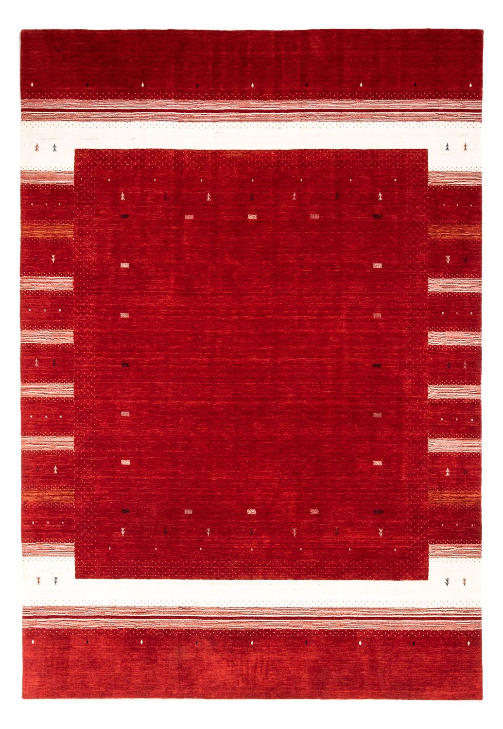Gabbeh-matta - Loribaft Persian - 350 x 247 cm - röd