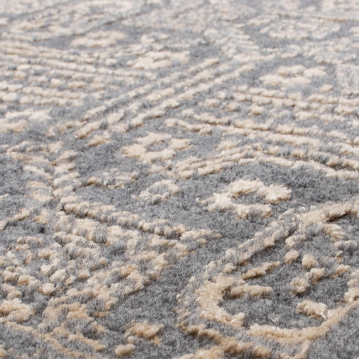 Designermatta - 242 x 162 cm - grått