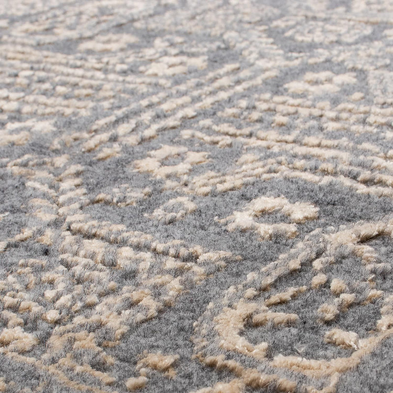 Designermatta - 242 x 162 cm - grått