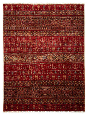 Ziegler Carpet - 303 x 245 cm - mörkröd