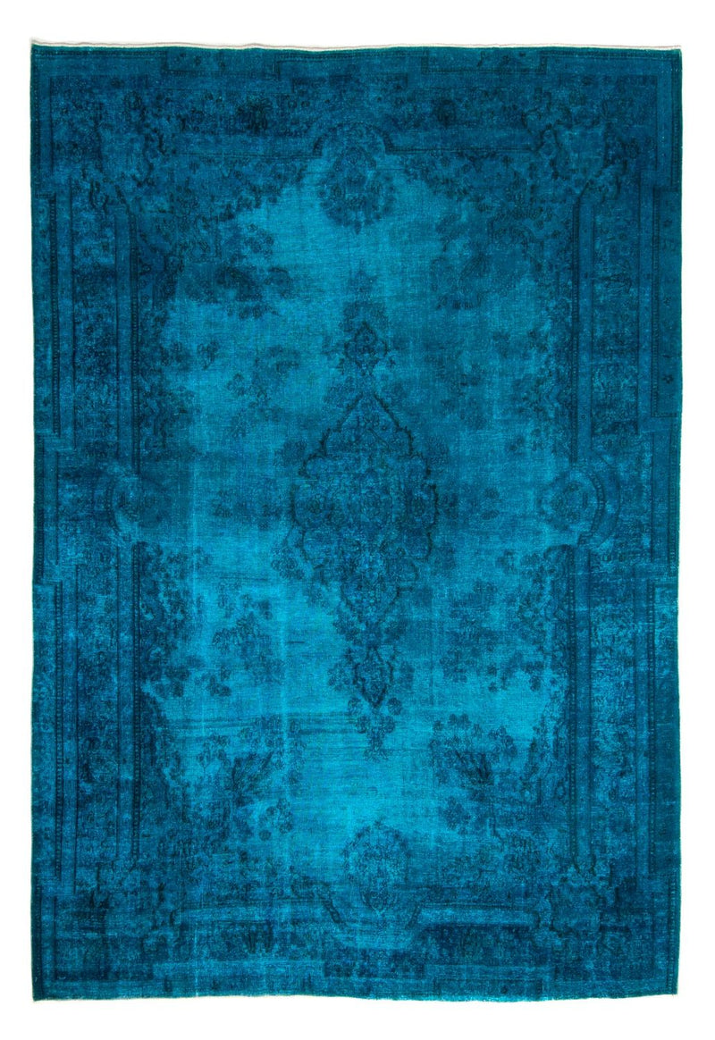 Vintage matta - 363 x 251 cm - mörkblå