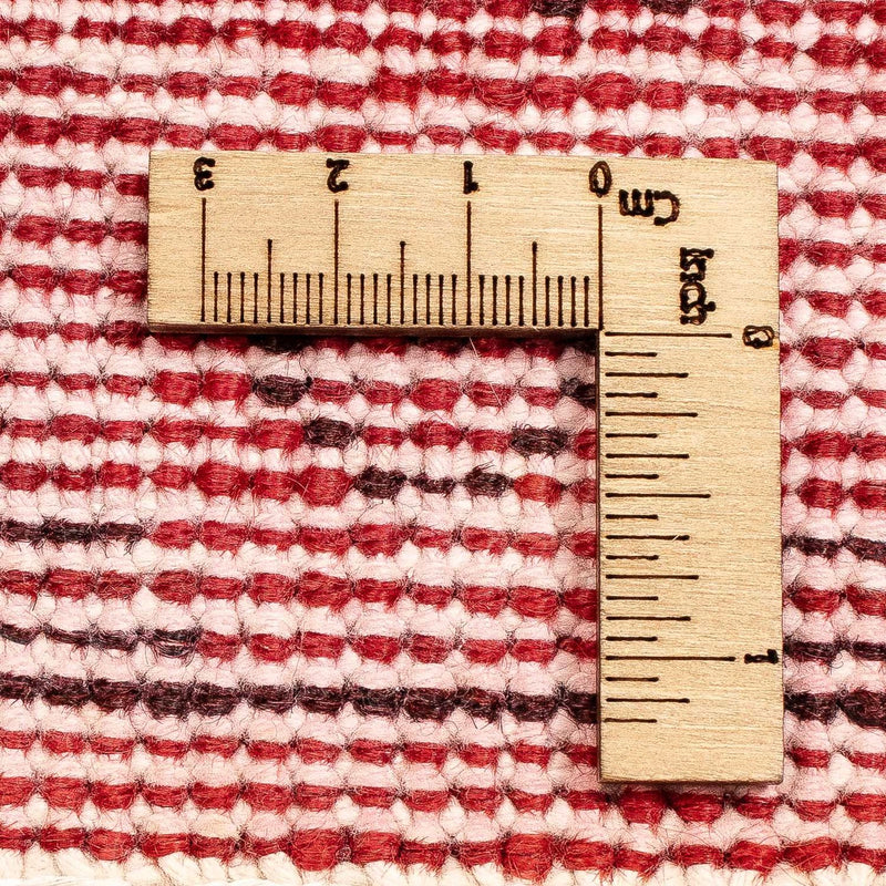 Designermatta - 210 x 156 cm - mörkröd