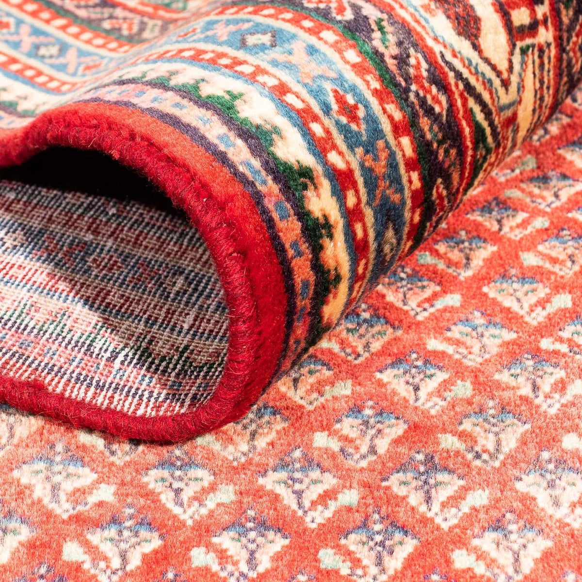 Persisk matta - Mir - 308 x 211 cm - mörkröd