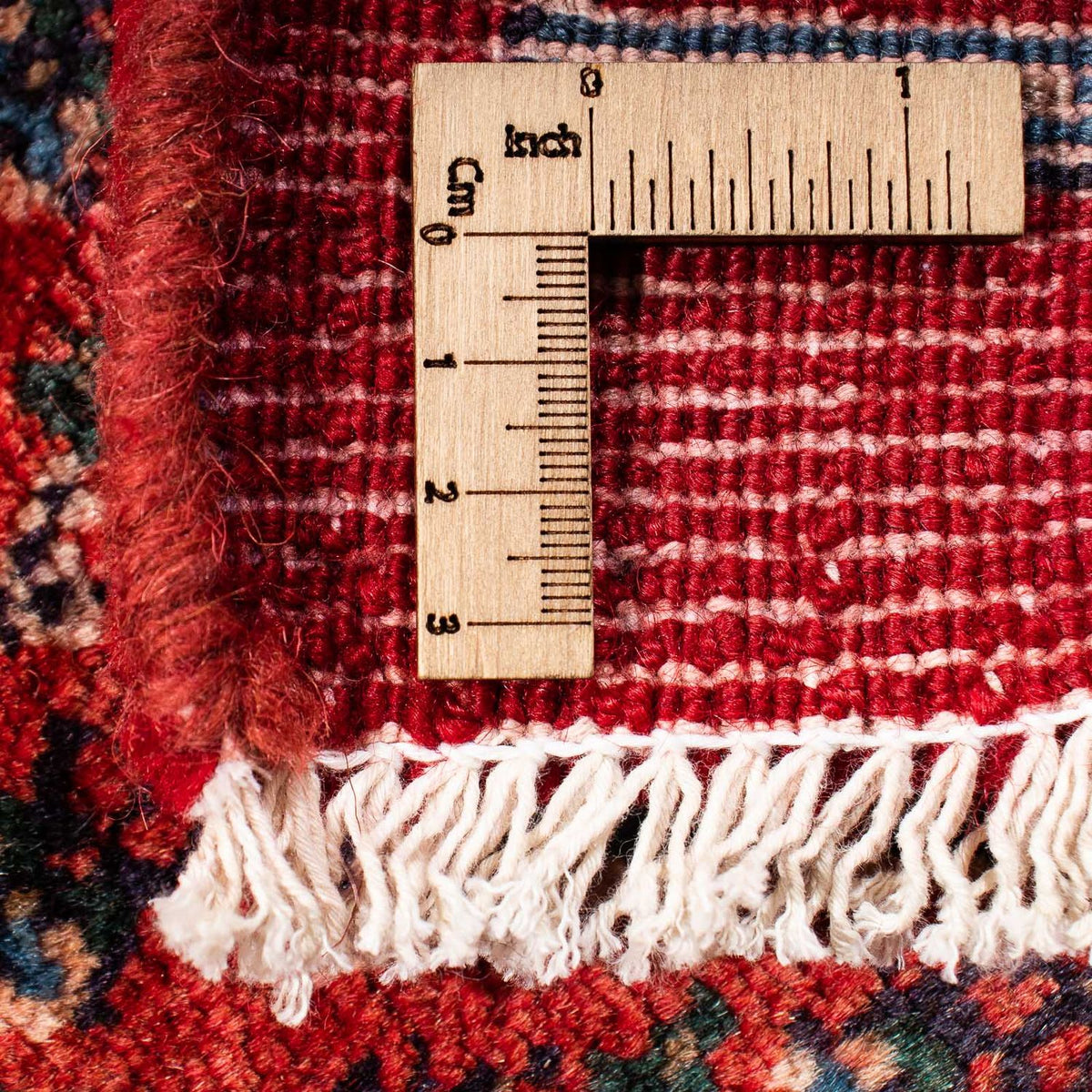 Persisk matta - Mir - 329 x 214 cm - mörkröd