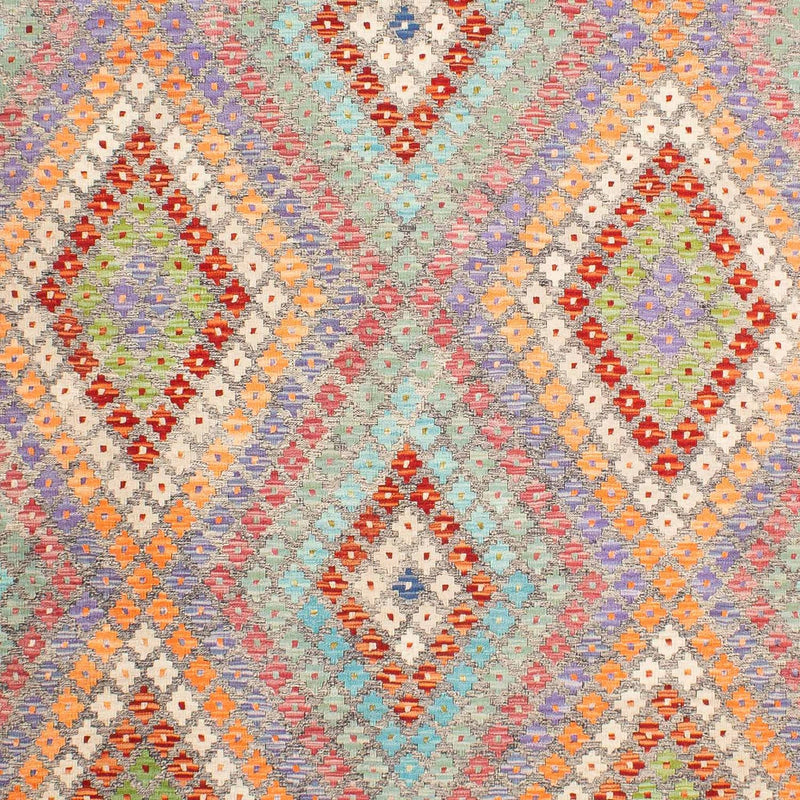 Kelim Carpet - orientalisk matta - 349 x 257 cm - flerfärgad