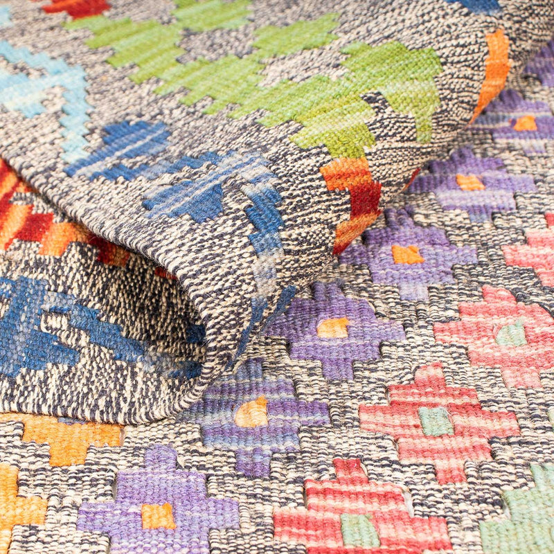 Kelim Carpet - orientalisk matta - 349 x 257 cm - flerfärgad