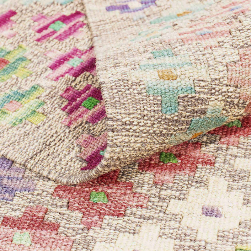 Kelim Carpet - Splash - 298 x 210 cm - flerfärgad