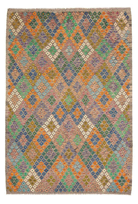 Kelim Carpet - Splash - 290 x 202 cm - flerfärgad