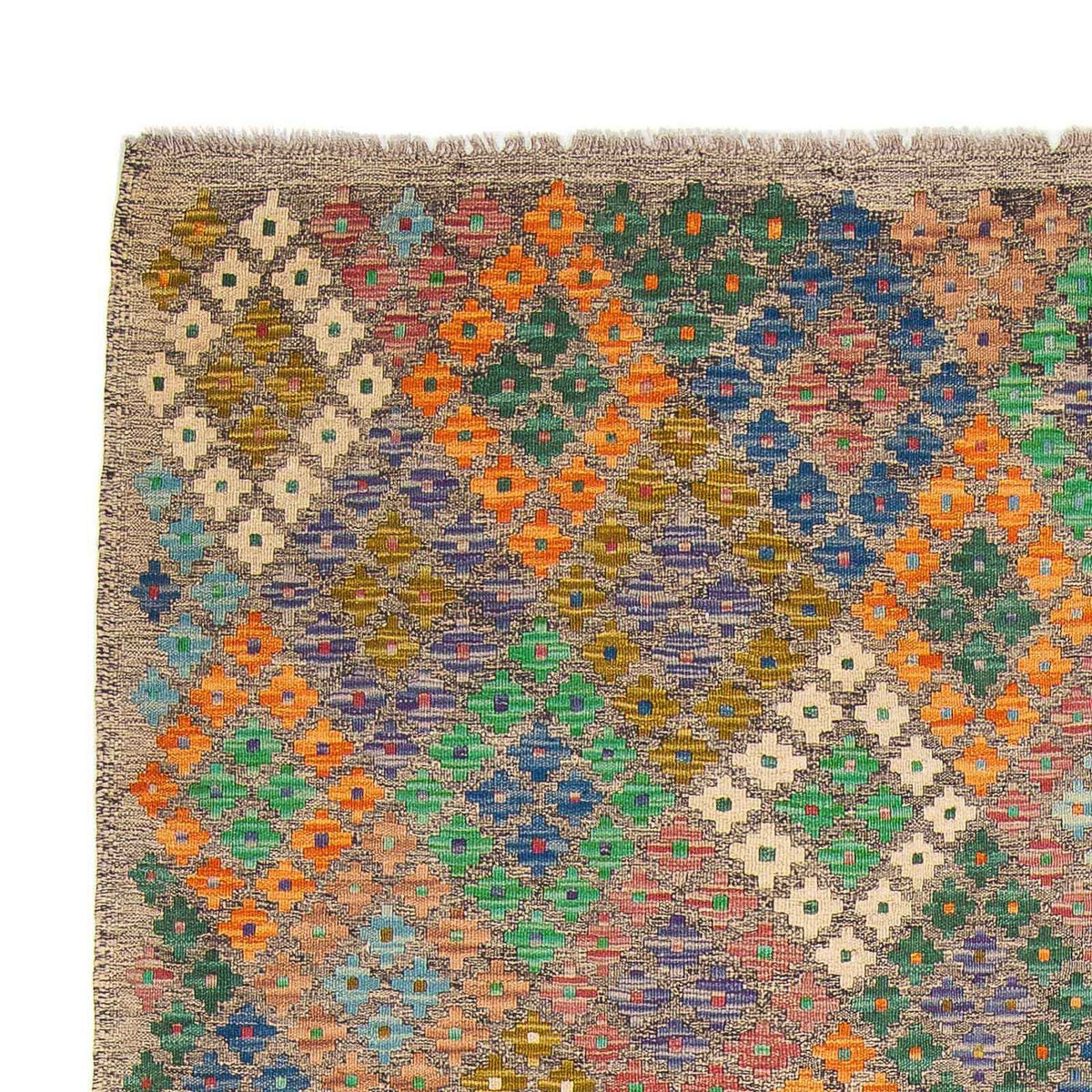 Kelim Carpet - Splash - 290 x 202 cm - flerfärgad