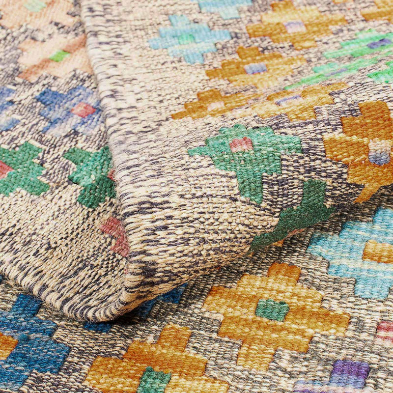 Kelim Carpet - Splash - 290 x 202 cm - flerfärgad