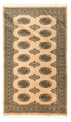 Afghansk matta - Bukhara - 130 x 77 cm - beige