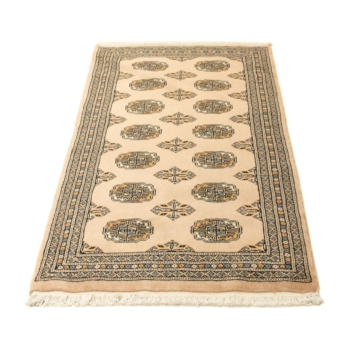 Afghansk matta - Bukhara - 130 x 77 cm - beige