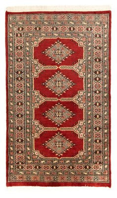 Afghansk matta - Bukhara - 127 x 77 cm - röd