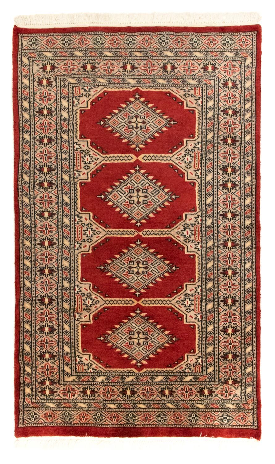 Afghansk matta - Bukhara - 127 x 77 cm - röd