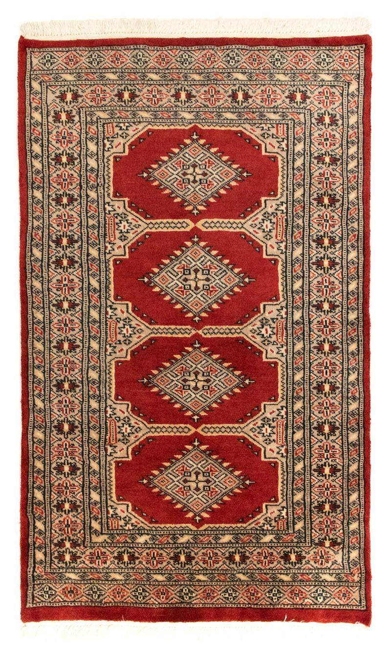 Afghansk matta - Bukhara - 127 x 77 cm - röd