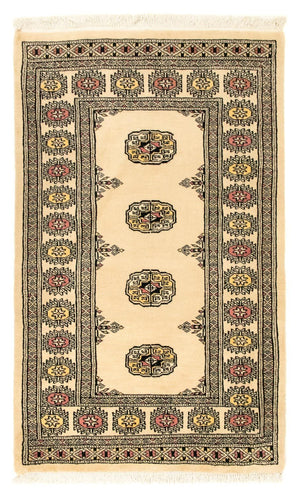Afghansk matta - Bukhara - 126 x 78 cm - beige