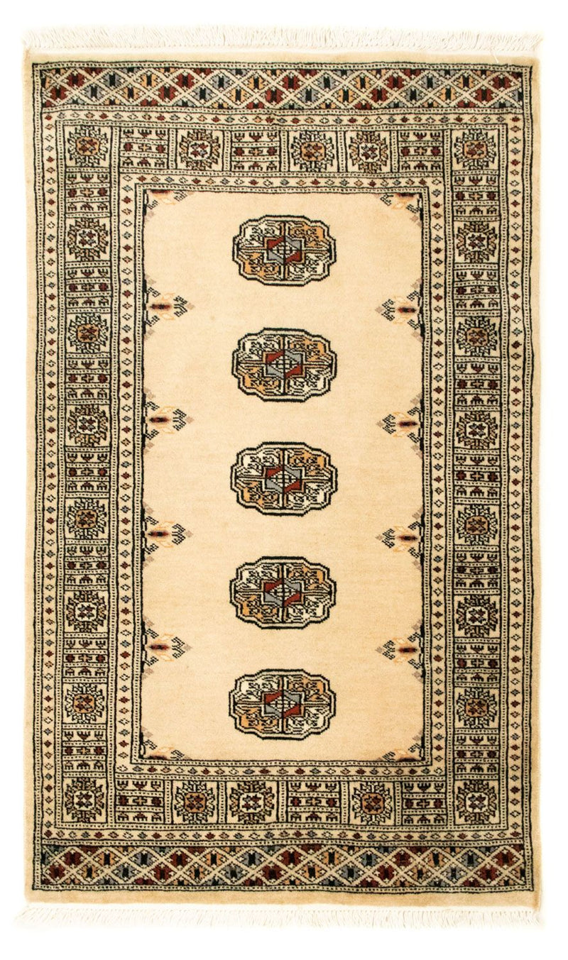 Afghansk matta - Bukhara - 129 x 78 cm - beige