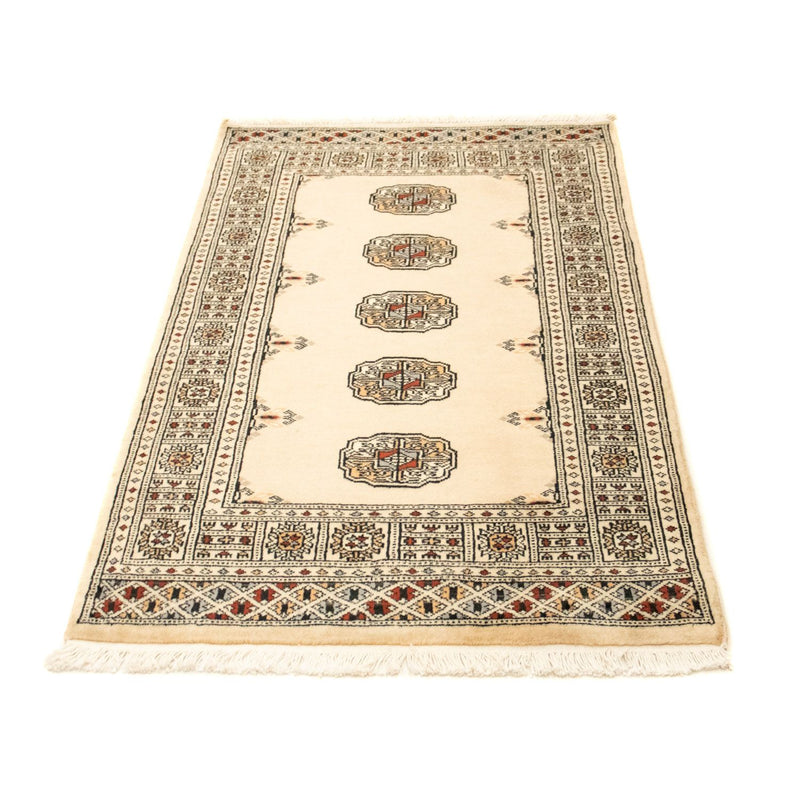 Afghansk matta - Bukhara - 129 x 78 cm - beige