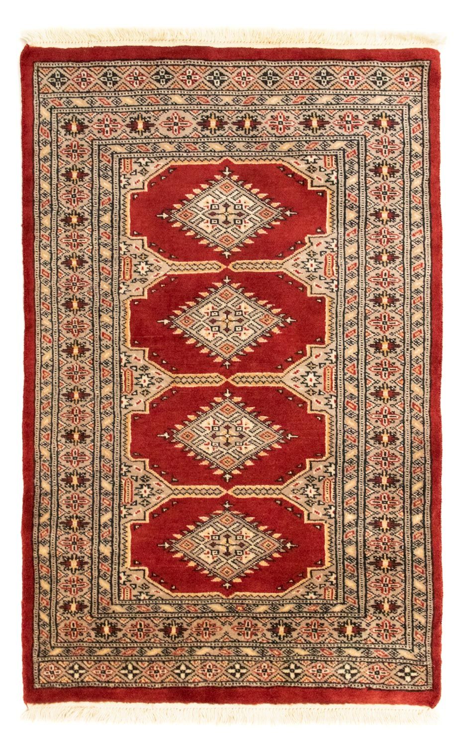 Afghansk matta - Bukhara - 123 x 78 cm - röd