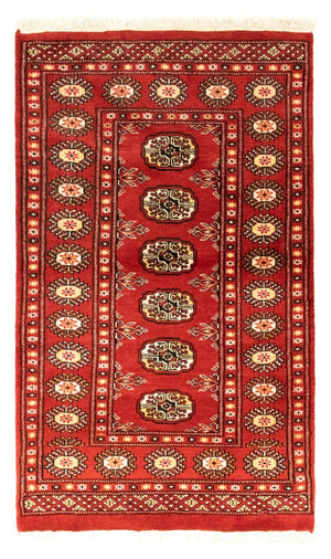 Afghansk matta - Bukhara - 132 x 78 cm - röd