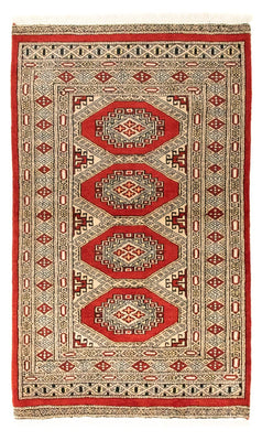 Afghansk matta - Bukhara - 133 x 78 cm - röd