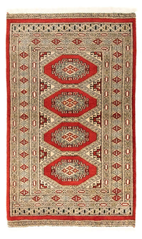 Afghansk matta - Bukhara - 133 x 78 cm - röd