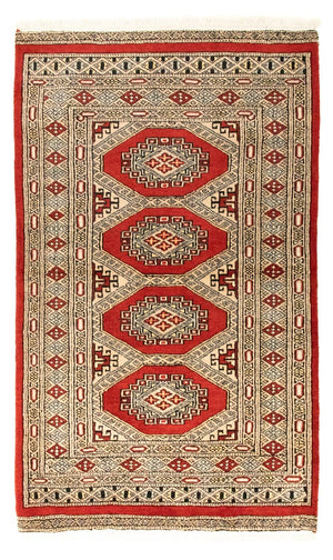 Afghansk matta - Bukhara - 133 x 78 cm - röd