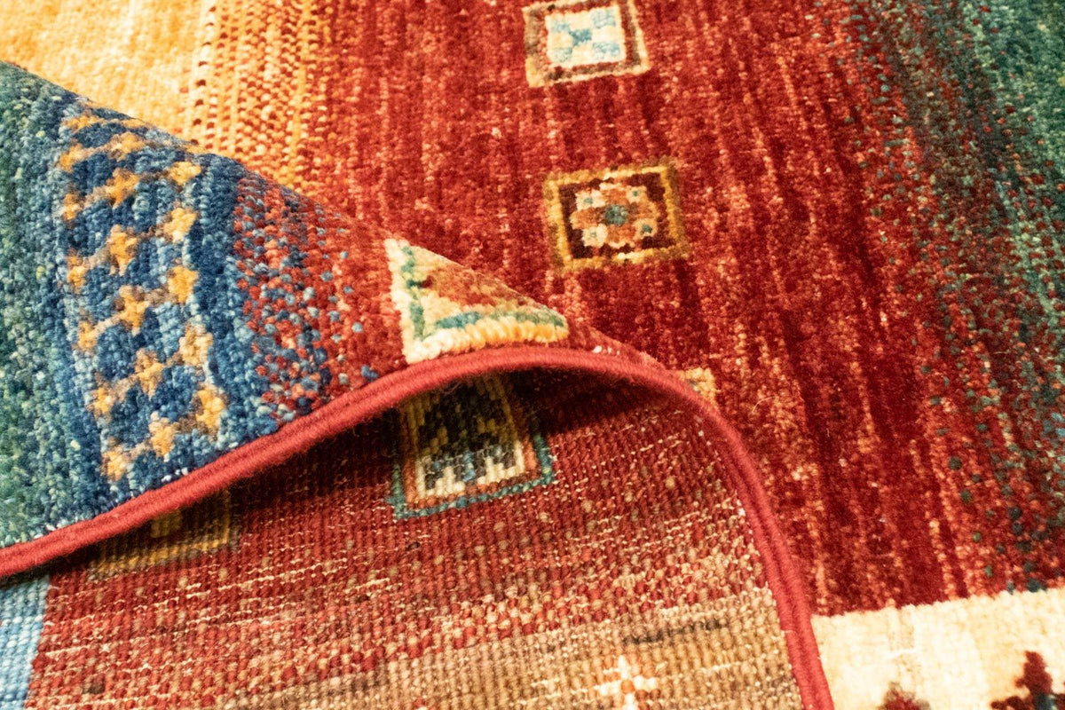 Gabbeh-matta - Loribaft Persian - 214 x 152 cm - flerfärgad